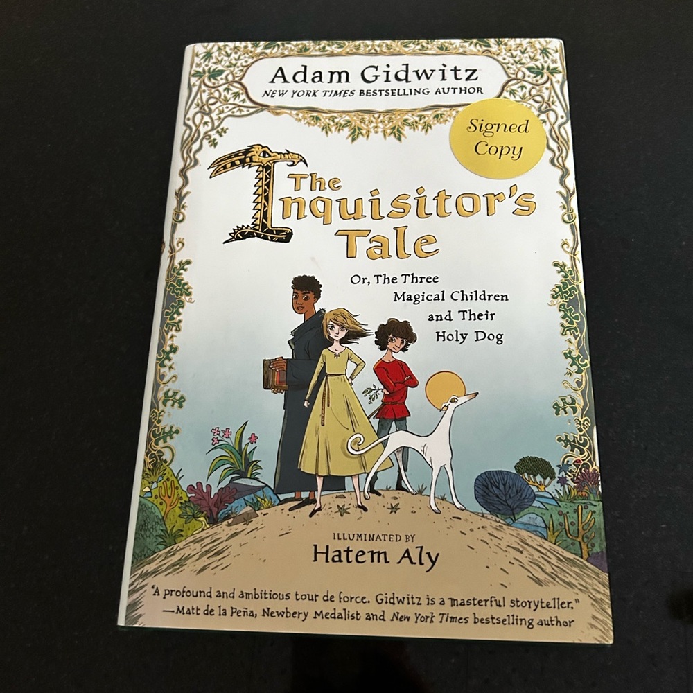 Adam Gidwitz The Inquisitor’s Tale Signed Book
